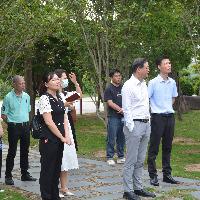 福州市卫健委副主任林实一行至董奉草堂调研指导